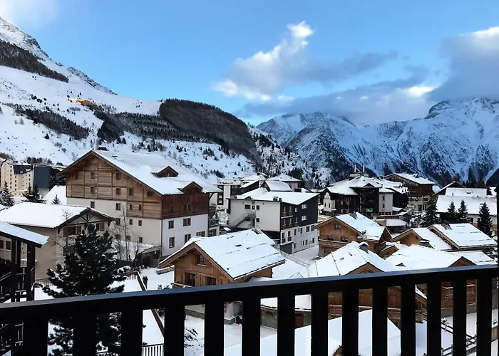 Rochail - Duplex Chaleureux En Centre Station Avec Vue Sur Les Pistes Mae-5311